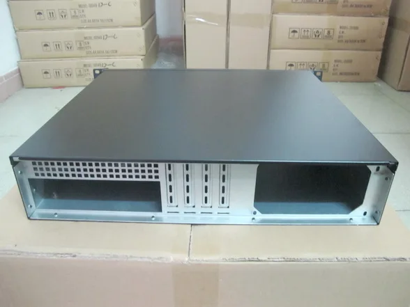 Серверный компьютер чехол 2U390mm промышленный короткий 19 дюймов корпус|server chassis|server