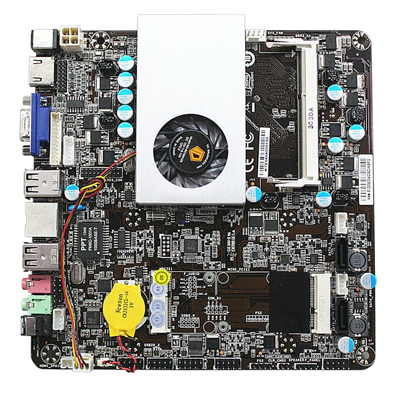ITX APU E350 Dualcore 1,6 GHz 2G ram 16G SSD мини ПК чехол Full HD 1080 настольный компьютер