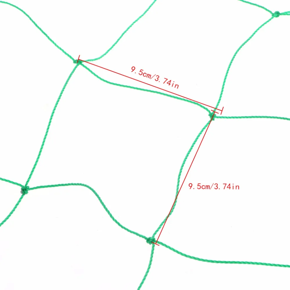 Садовая зеленая нейлоновая сетка поддержка для плетения скалолазания