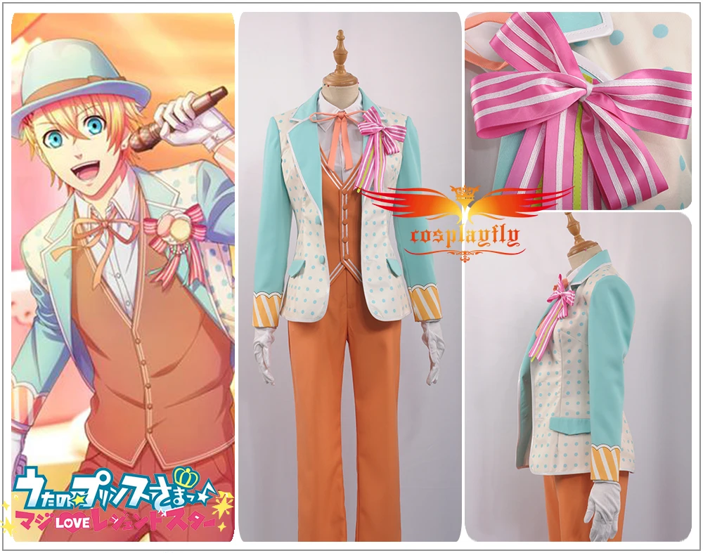 Uta No Prince Sama сладкий кафе Live Aijima Cecil Syo Jinguji Ren Tokiya Natsuki Masato Ittoki Otoya сценический модный костюм для косплея