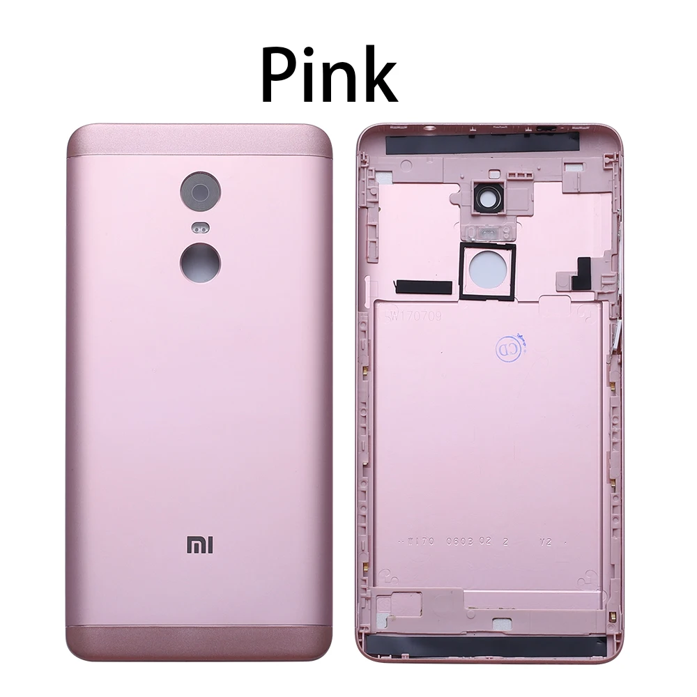 Чехол на заднюю панель батареи для Redmi Note 4X Redmi Note 4, глобальная версия, корпус+ Кнопки громкости+ кнопки питания