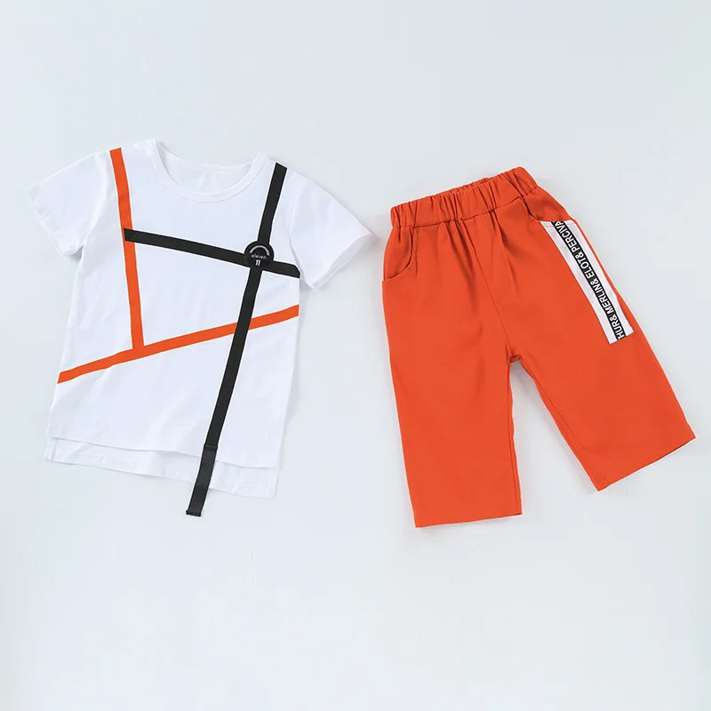 Летние костюмы для мальчиков коллекция 2019 года изысканные комплекты одежды