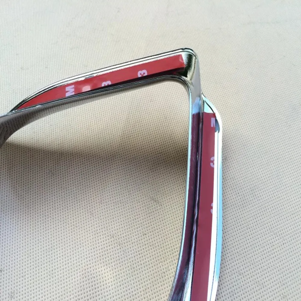 Автомобильная наклейка детектор ABS Хромированная Накладка задняя Хвостовая