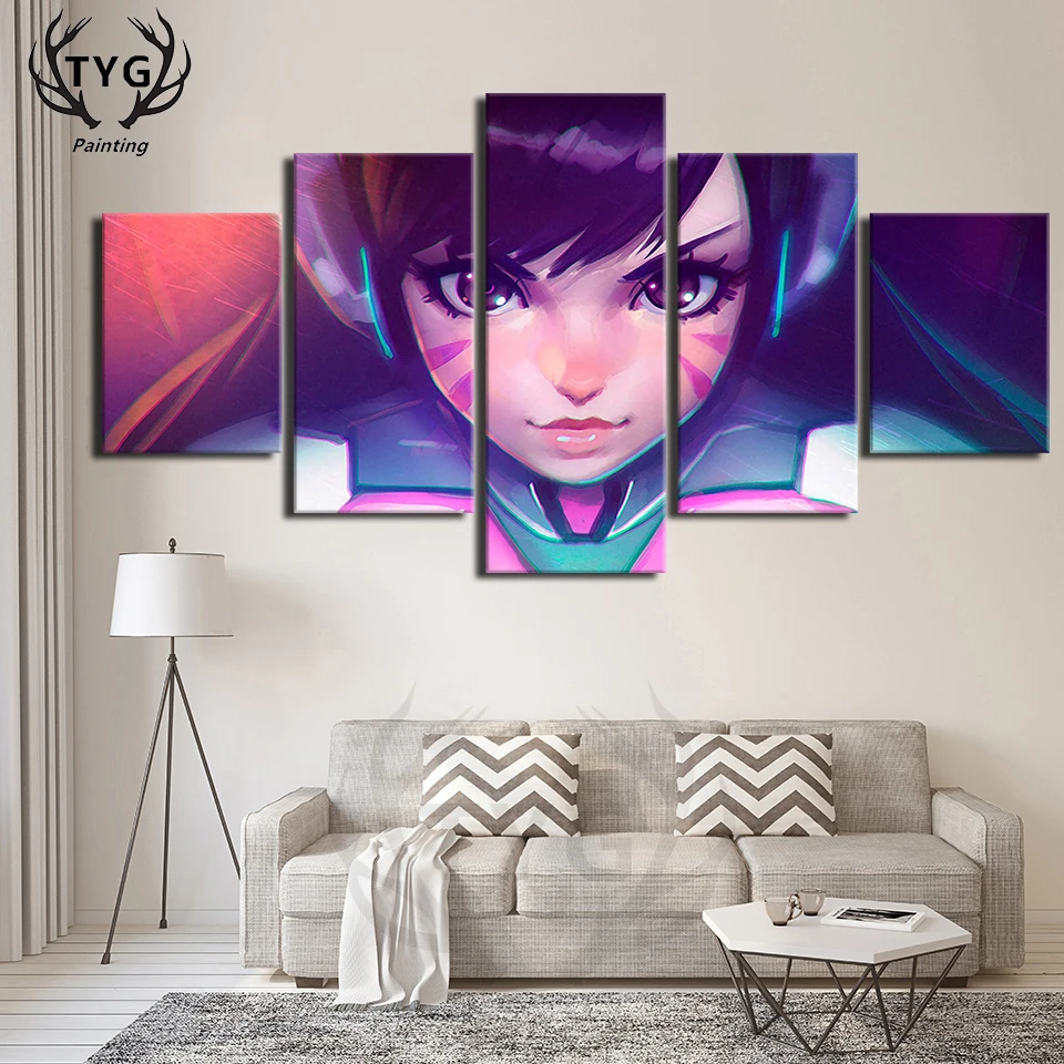 Интернет-кафе настенная HD Печать D. VA художественный постер декоративная картина