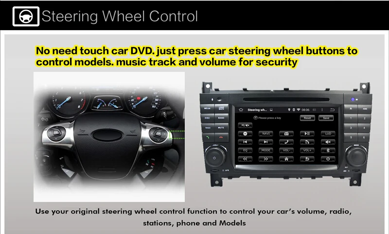 " HD 1024x600 четырехъядерный Android 7,1 автомобильный dvd-плеер для Mercedes W203 android C200 C230 C240 C320 C350 CLK W209 gps РАДИО WiFi 3g