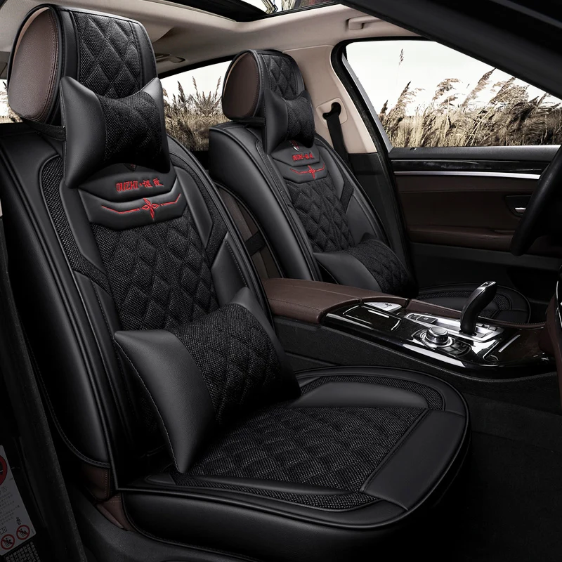 

2018new Brand car seat Luxury leather car seat Universal seat cover, car styling, suitable for BMW Audi Benz Land Rover All cars