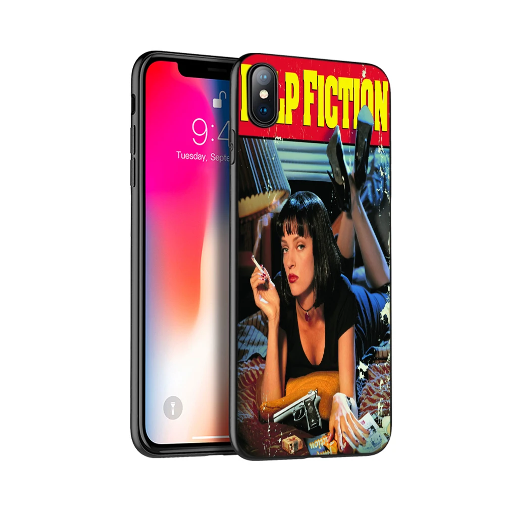 Черный чехол из термопластичного полиуретана для iphone 5 5s SE 2020 6 6s 7 плюс 8x10