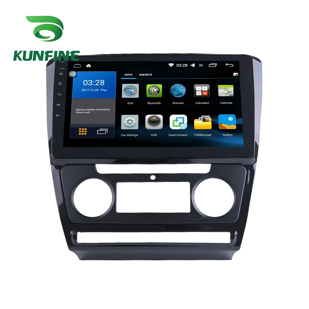 Восьмиядерный Android 10 0 автомобильный DVD GPS навигационный плеер Deckless стерео для Skoda