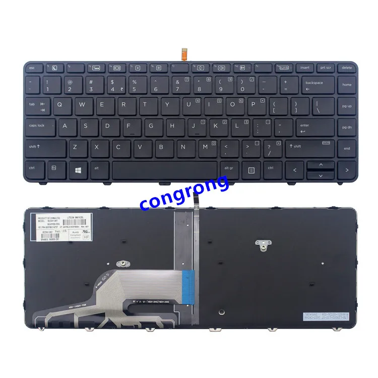 Клавиатура для ноутбука HP Probook 430 G3 G4 440 445 640 G2 645 446 E с клавиатурой