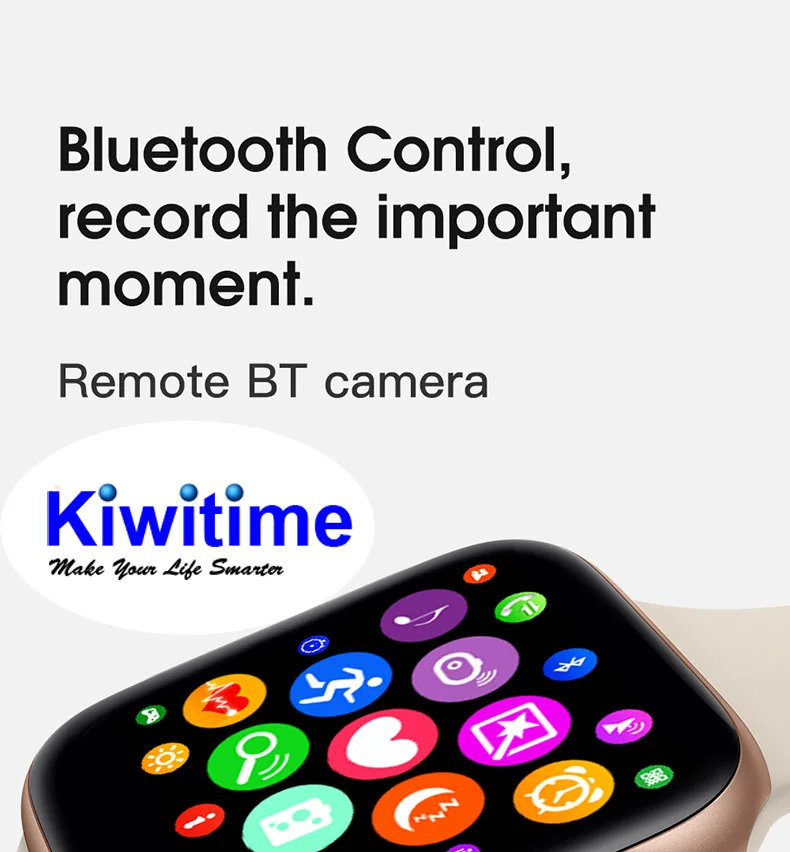 KIWITIME Смарт Браслет для проверки сердечного ритма 8 Bluetooth подключен 44 мм Smartwatch для iOS iPhone 4 5 6 7 huawei sony Android телефон Apple часы