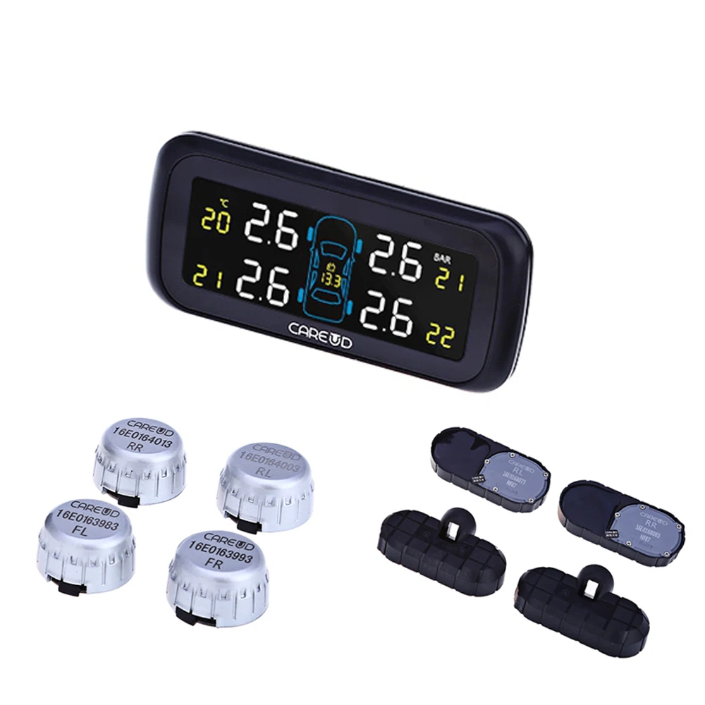 U903 авто беспроводной TPMS система контроля давления в шинах с 4 датчиками ЖК