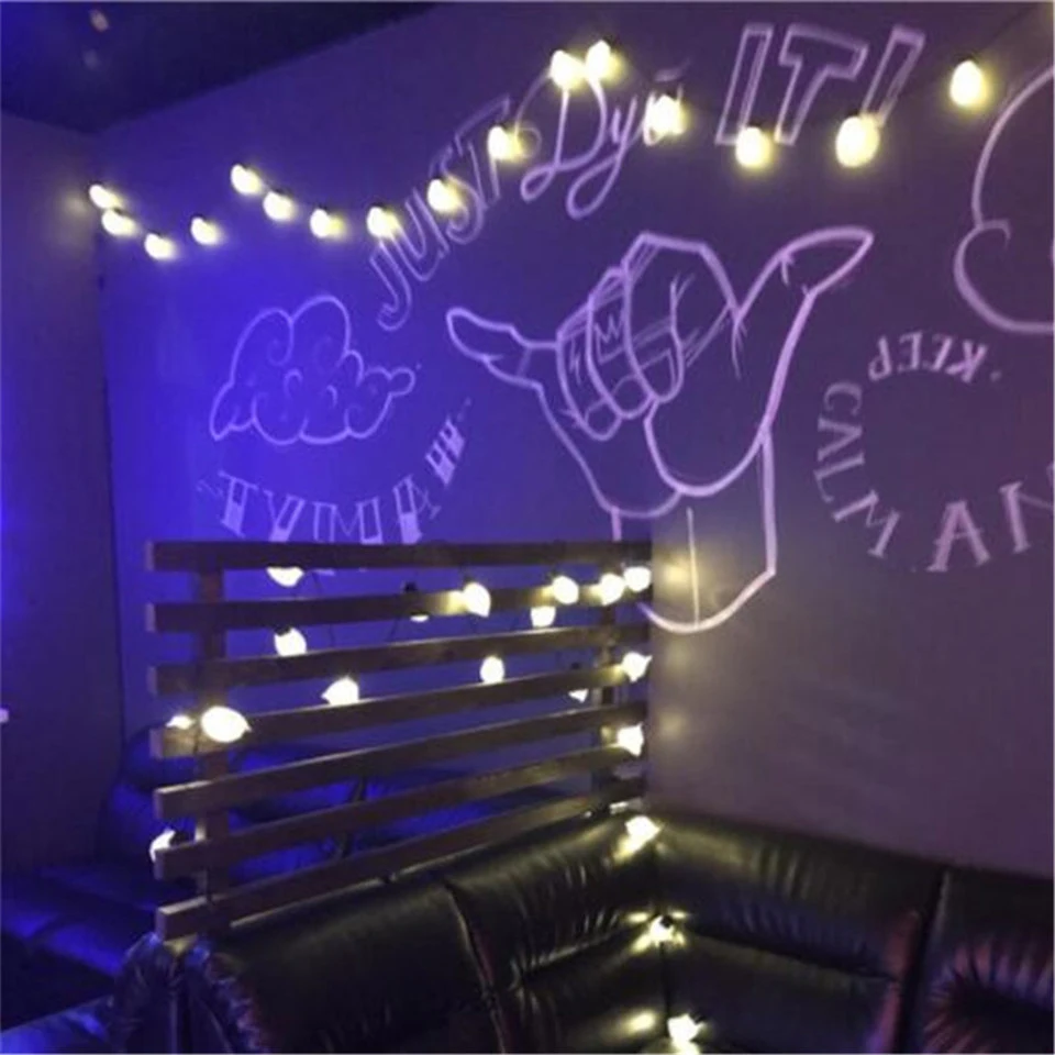 LED Globe Bulb String Light Festoon Bulbs Led Fairy Ftring Lights Outdoor Party Garden Garland Wedding Christmas Decoration Lamp | Освещение