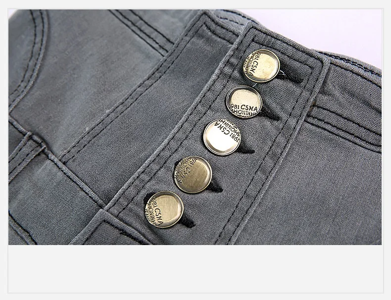 2018 джинсы с высокой талией женские брюки-карандаш большого размера 6xl Корсет