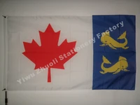 canada coastguard flag 150x90cm 3x5ft 120g 100d polyester double stitched high quality free shipping