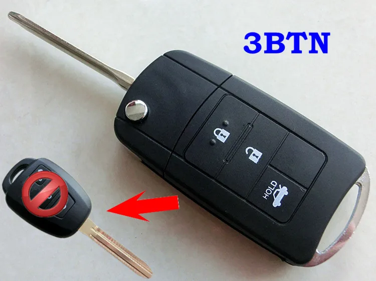 Складной Дистанционный Автомобильный ключ RMLKS для Toyota Camry RAV4 Corolla TOY43 Blade 2 3