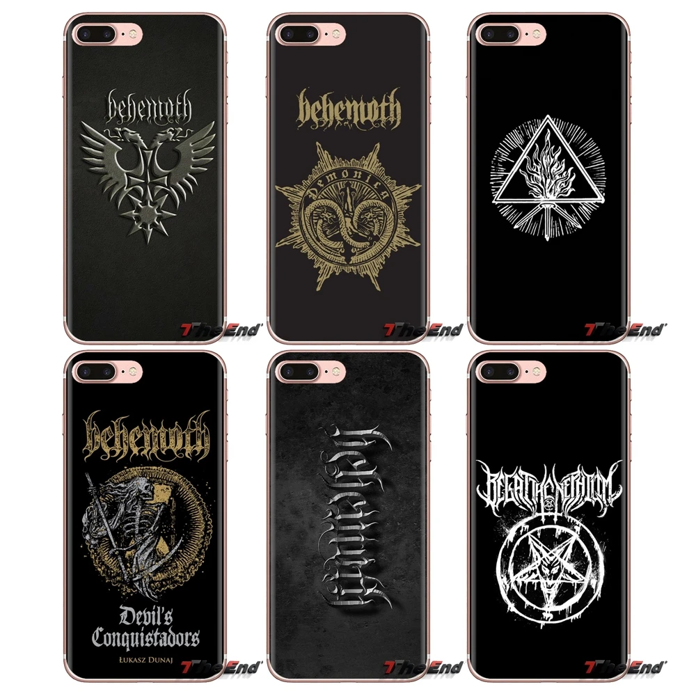 Прозрачный мягкий чехол BEHEMOTH DEATH METAL BAND для Sony Xperia Z Z1 Z2 Z3 Z5 compact M2 M4 M5 C4 E3 T3 XA Huawei Mate 7 8