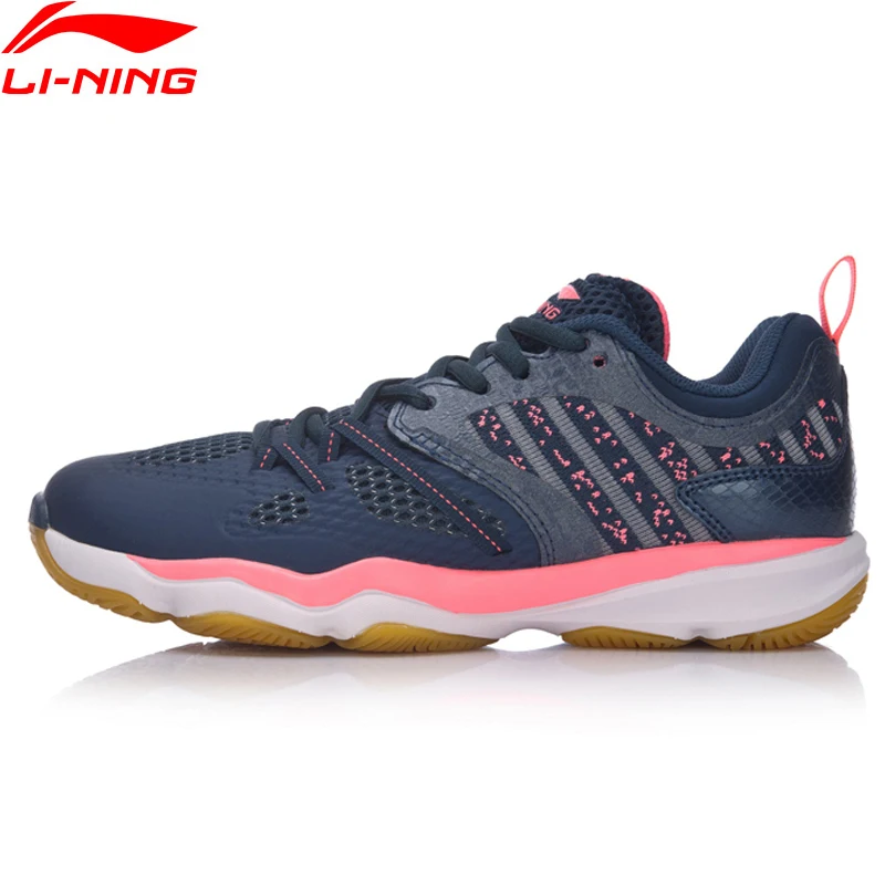 Женская обувь для бадминтона Li Ning кроссовки из термополиуретана с нескользящей