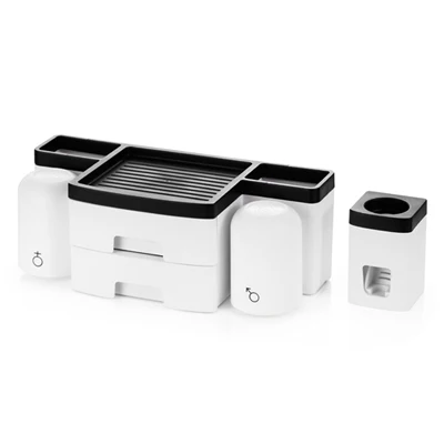 Home toothbrush holder toothpaste squeezer dispenser bathroom accessories sets storage box case household items | Дом и сад