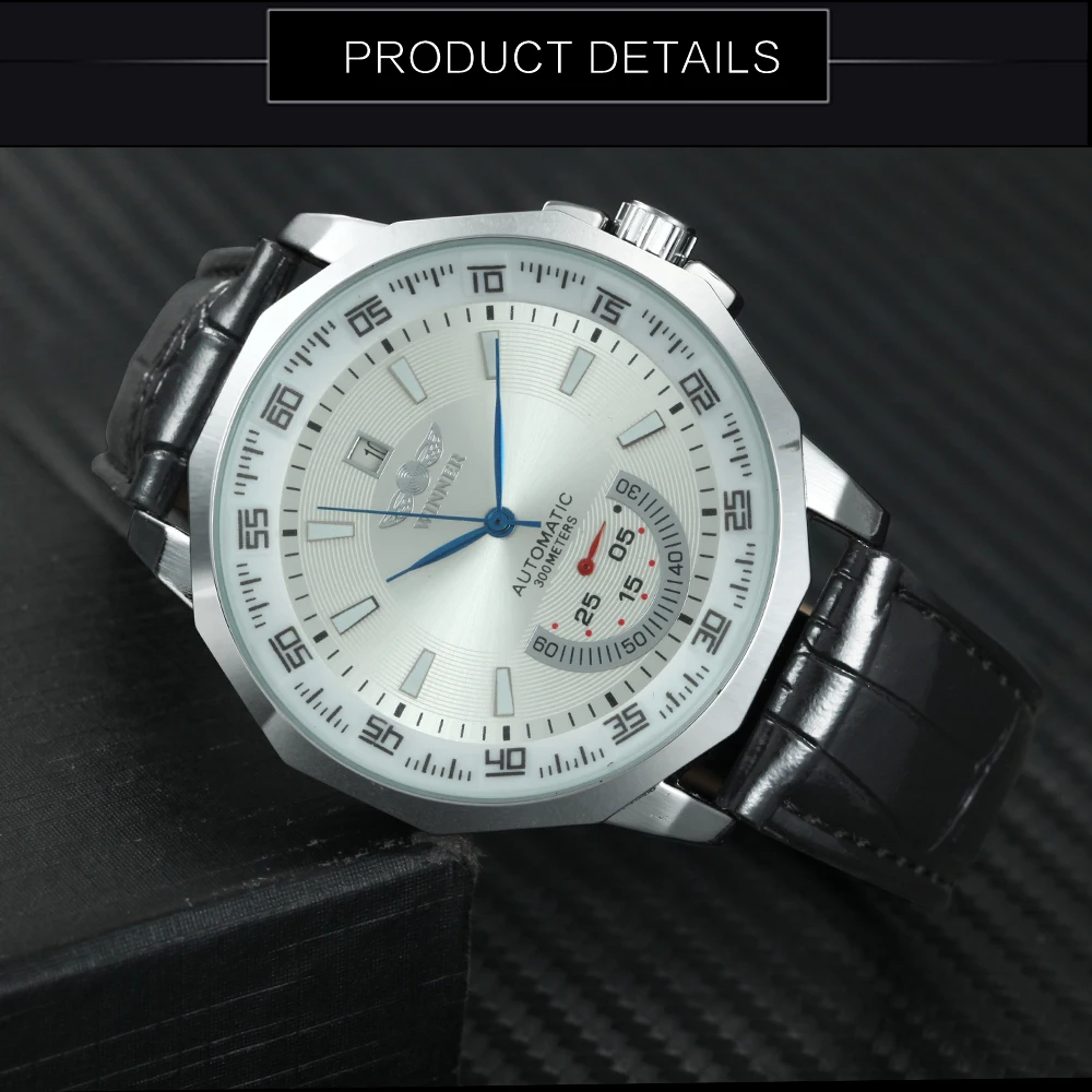 WINNER классические спортивные часы для мужчин автоматические механические