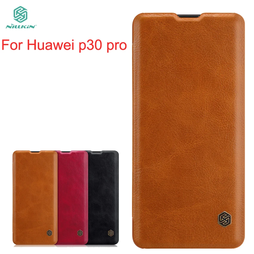 Чехол для Huawei p30 pro чехол NILLKIN из искусственной кожи флип высокого качества