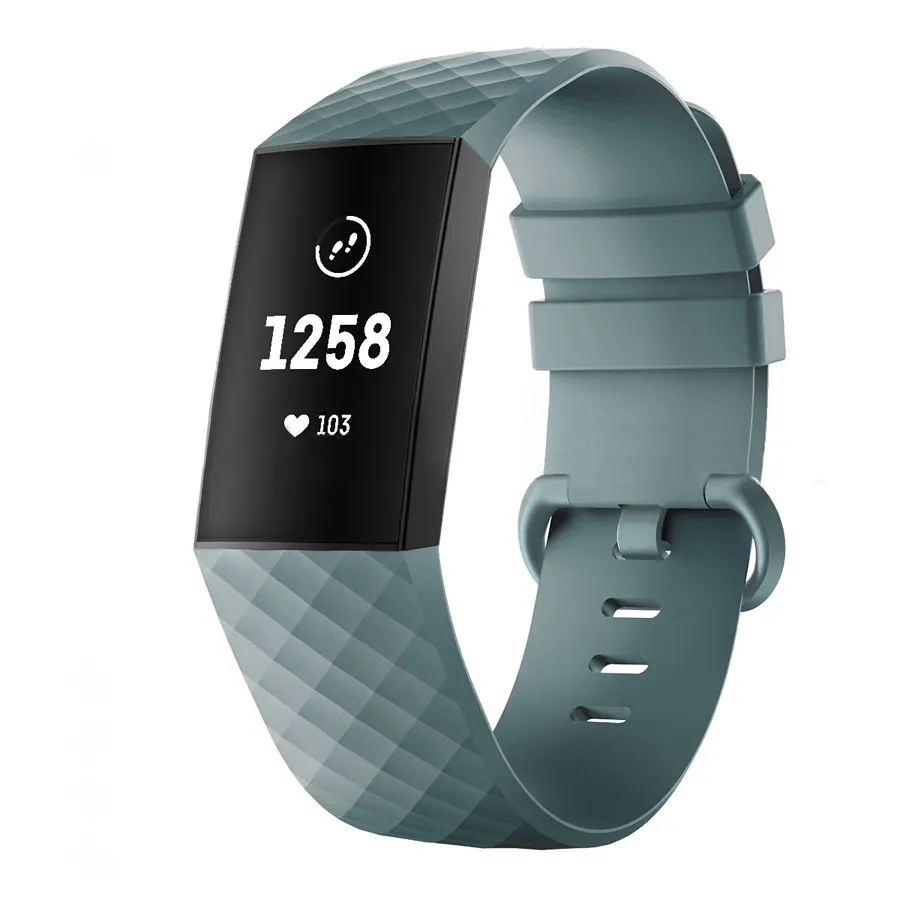 Tiffany Blue Мягкий ТПУ наручный ремешок для Fitbit Charge 3 Новая мода часы ремешок спортивный силиконовый браслет ремешок для Fitbit Charge 3 - Цвет ремешка: Tiffany Blue