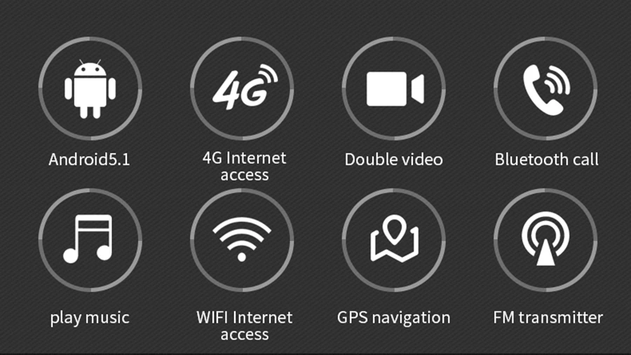 " 4G SIM Автомобильный gps навигатор DDR камера заднего вида Android 5,0 WiFi Bluetooth телефон Приборная панель автомобиля gps DDR 16GB Full HD1080P