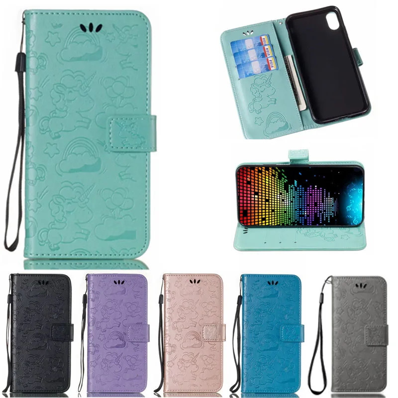 Симпатичные Единорог Кожа для samsung Galaxy S8 S9 плюс S7 край J2 J3 J5 J7 премьер A5 A7 A8 2018 2017 2016