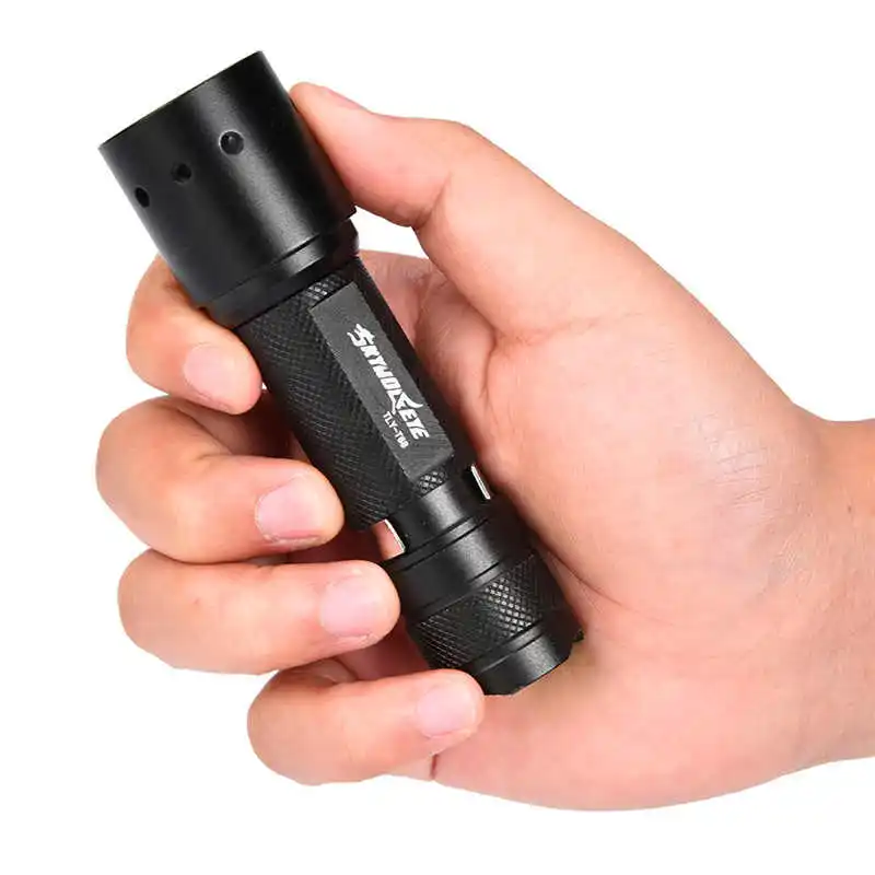 Tactical Zoomable 5-Mode XMLT6 LED Flashlight Torch Light+18650 &ampCharger powerful led flashlight rechargeable #4S5 | Освещение