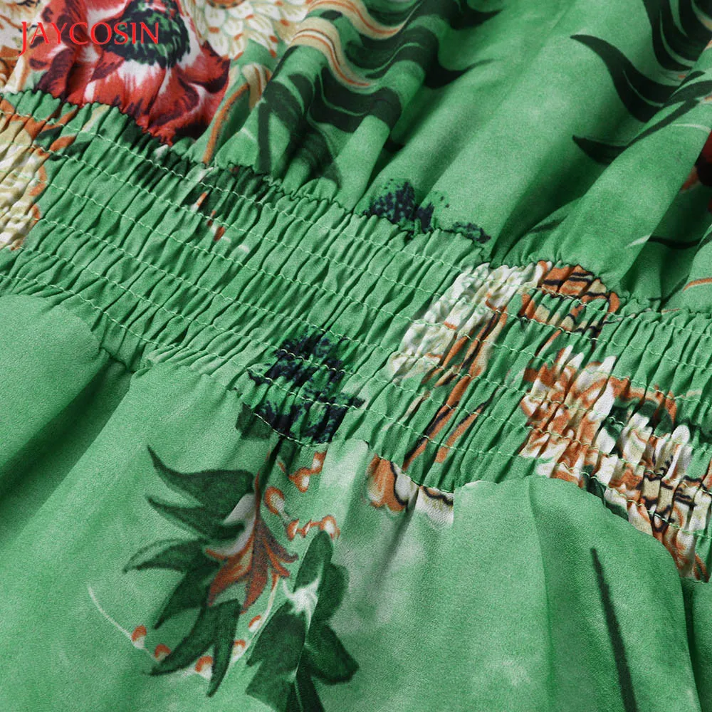 Jaycosin одежда для женщин летнее платье девушек Boho цветочное длинное вечернее