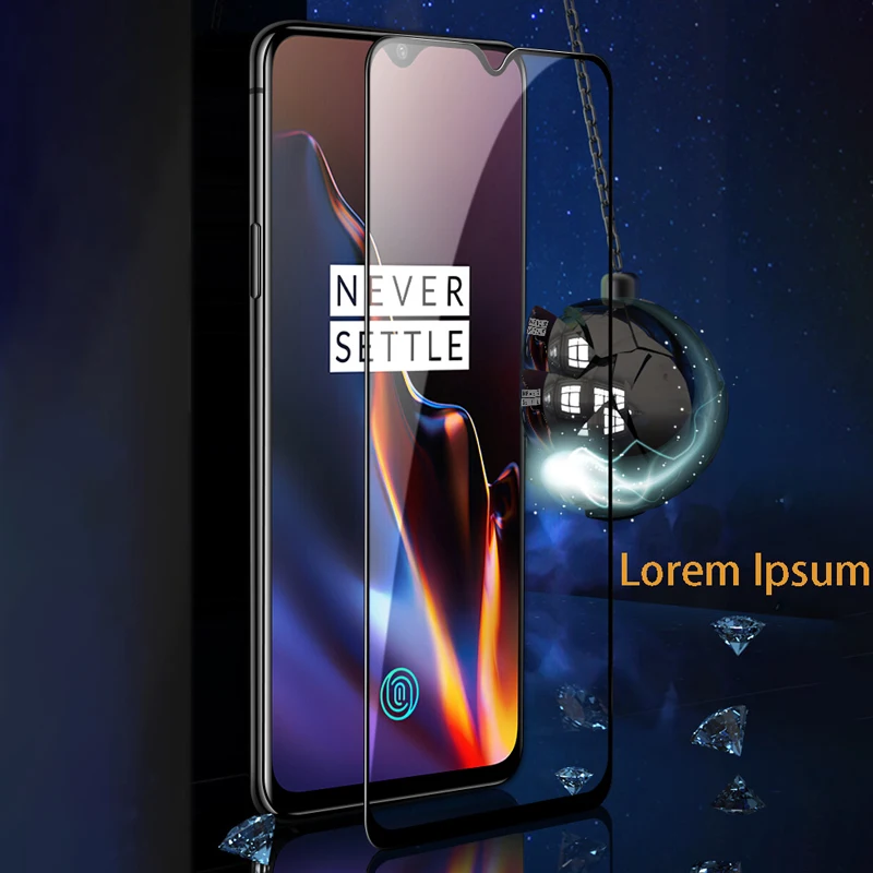 6D закаленное стекло для Oneplus 6T 5T Защитная пленка экрана 6 5 полное покрытие