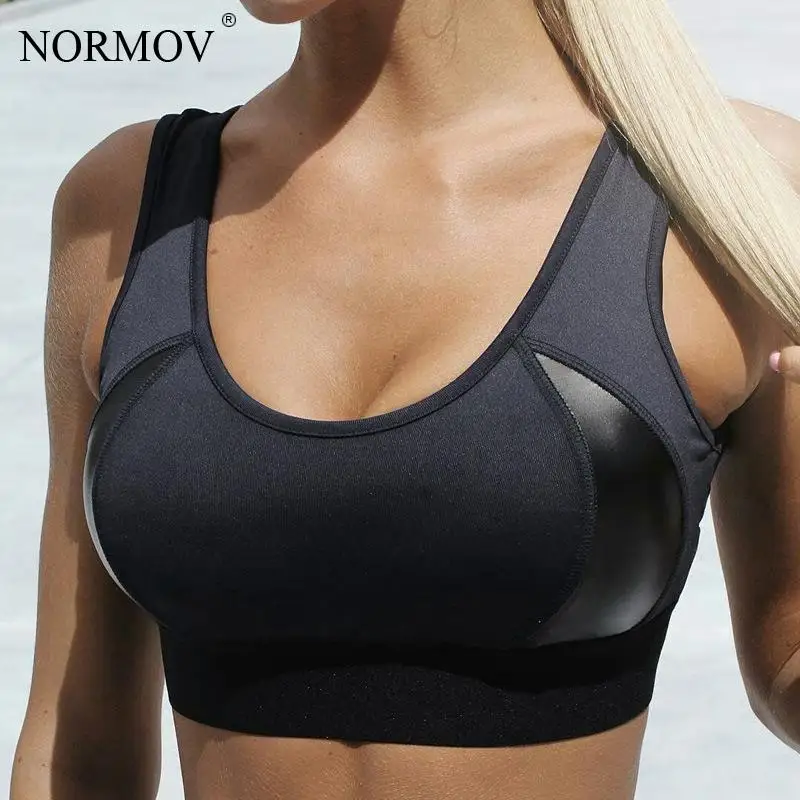 

NORMOV Women Sexy Bra Fashion Fitness Push Up Tops Women Sports Bra 2019 New