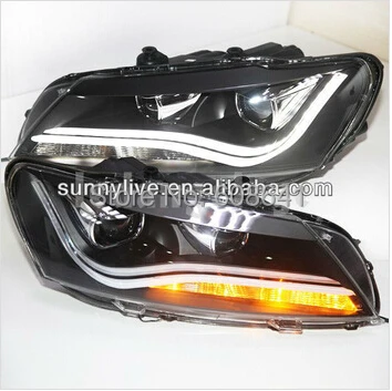 

For VW Passat B7 North American version LED Head Lamp Angel Eyes 2011-2014