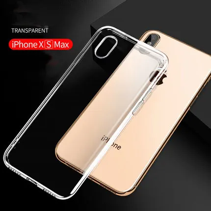 Для Apple iPhone 7 8 Plus X Xs Max Xr 5 5S SE 6 6s 7Plus Прозрачный чехол для телефона прозрачные
