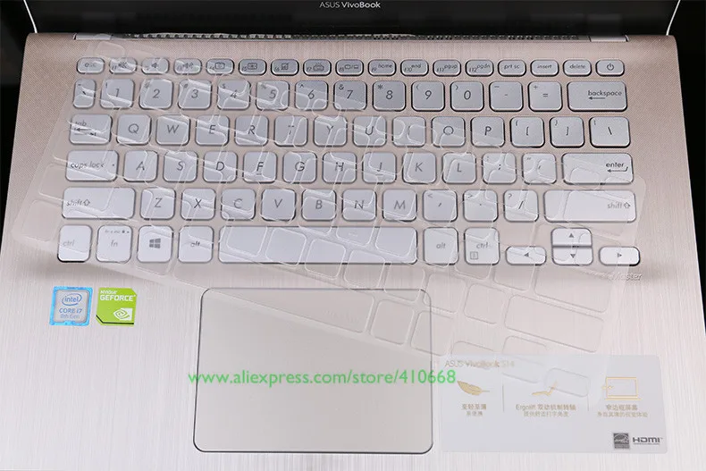 Защитная пленка для клавиатуры High Clear TPU для Asus S4300 S4300U S4300UN для 14-дюймового ноутбука ASUS Vivobook S2 2018 года.