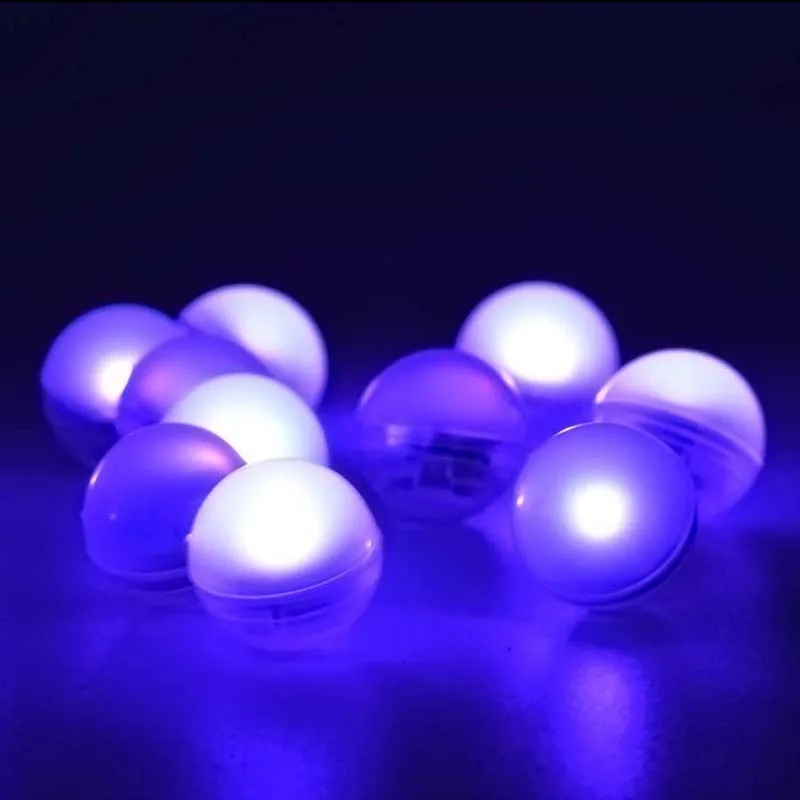 IP68 водонепроницаемый RGB подводный погружной светильник светодиодный шар плавающий бассейн ваза светильник для вазы Свадебная вечеринка Детский душ - Испускаемый цвет: Purple