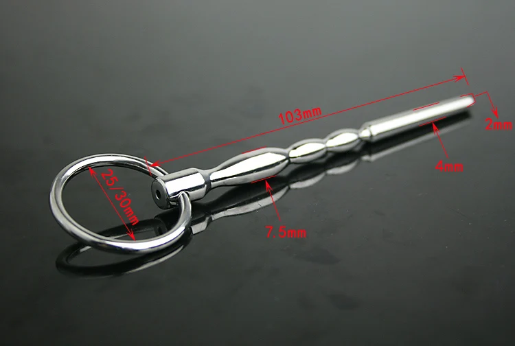 Пробка для мужского пениса из нержавеющей стали диаметр 7 5 мм|stainless steel urethral|urethral