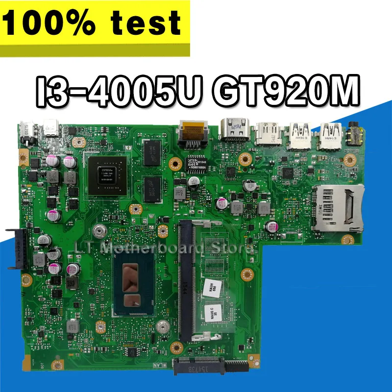 X540LJ материнская плата для ноутбука ASUS X540LJ X540L F540L X540 Тесты оригинальная материнская плата I3-4005U GT920M