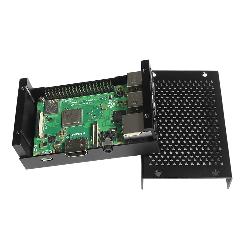 Алюминиевый сплав чехол металлический корпус для Raspberry Pi 3 Model B Pi 2 B/