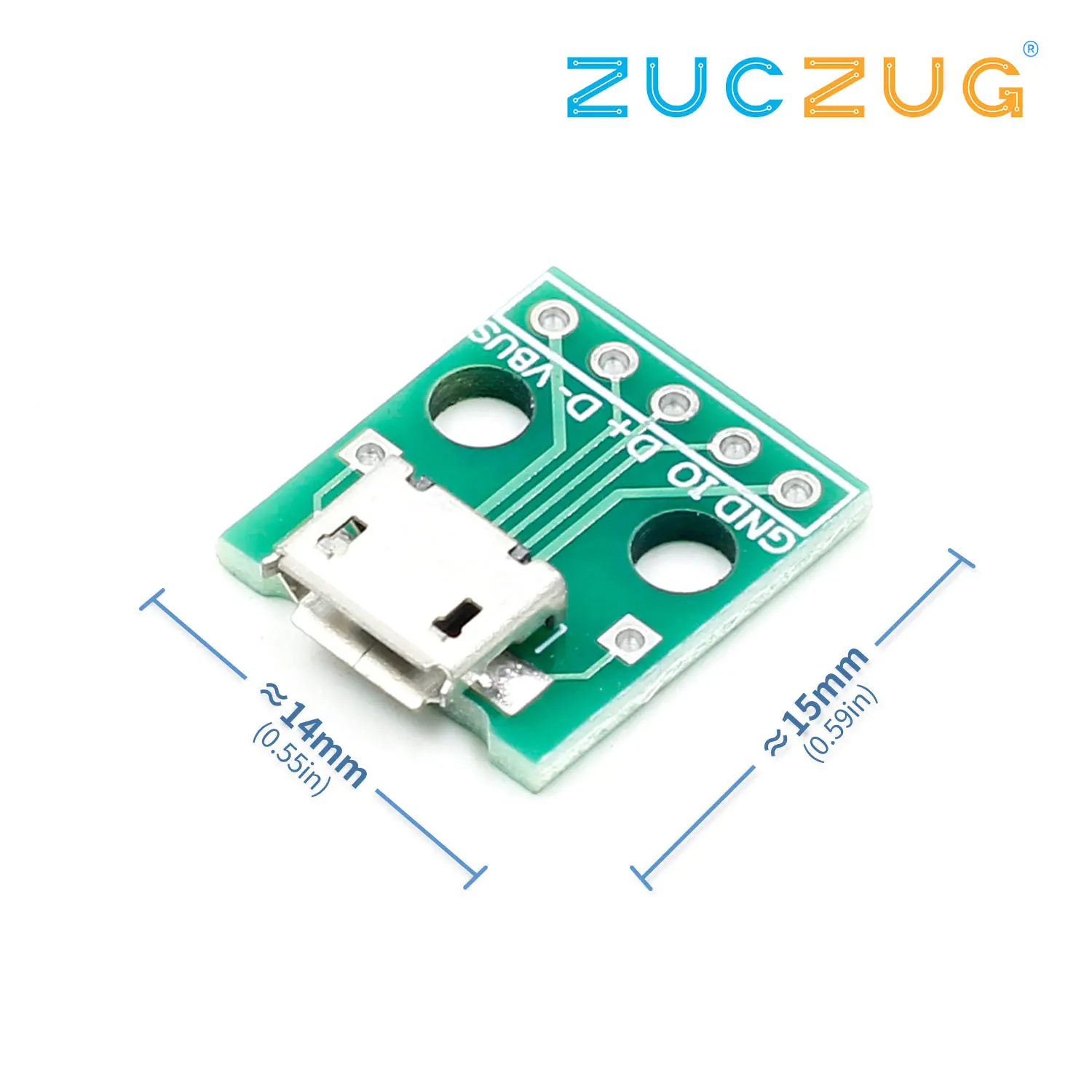 Адаптер Micro USB Для DIP адаптера 5 контактный женский разъем Женская макетная плата