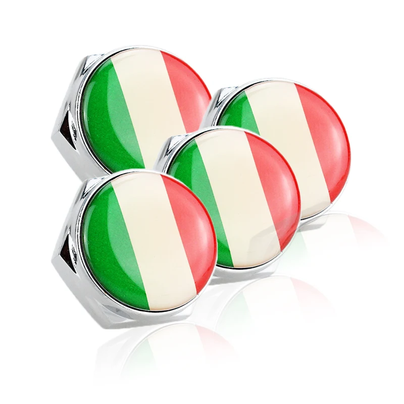 4 шт./компл. новые болты для номерного знака с итальянским флагом винты прокладкой