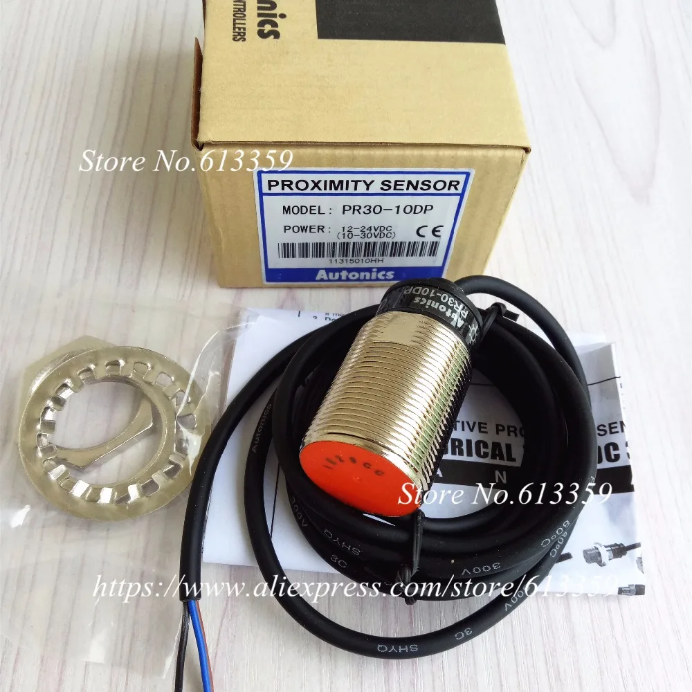5pcs Autonics PR30-10DP PNP DC 3 Wire NO Proximity Switch Sensor New High-Quality | Электронные компоненты и
