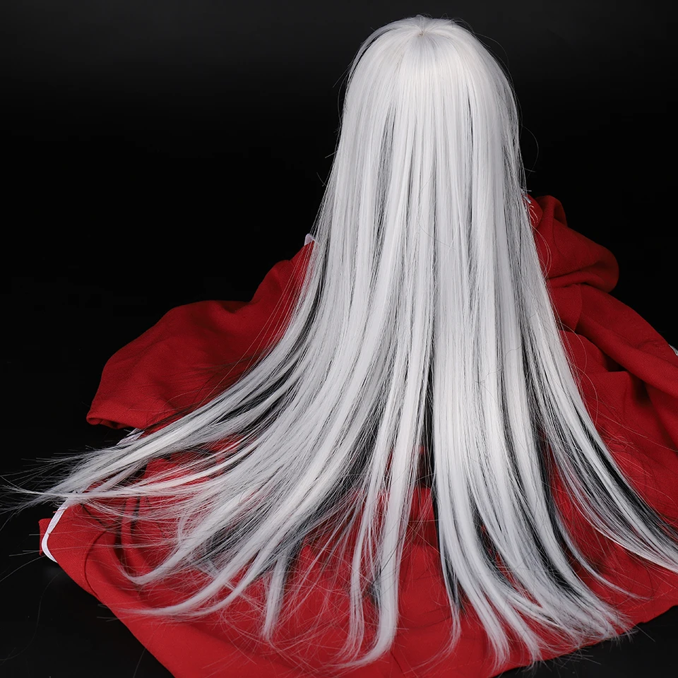 Cataleya 1/3 1/4 BJD волосы высокая температура длинные серые прямые и Курчавый BJD парик SD для BJD куклы