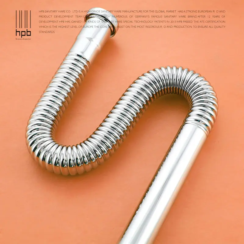 HPB латунный умывальник выдвижной дренажные трубы для воды на выходе ванная