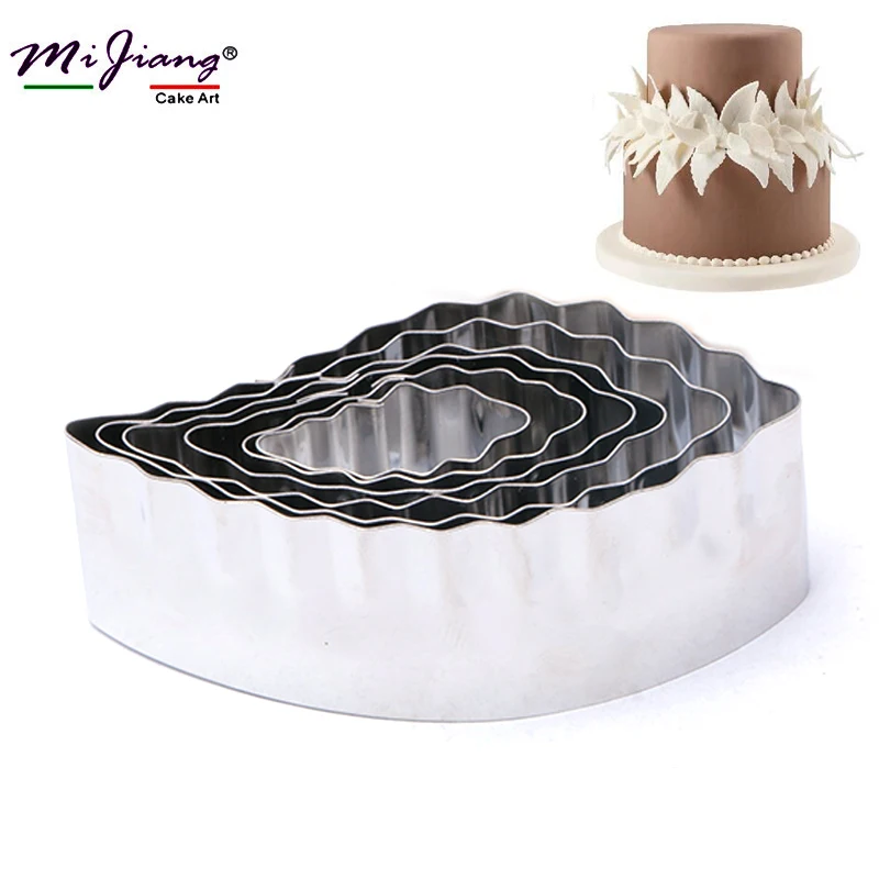 6 шт./компл. форма для печенья из нержавеющей стали с лепестками цветов | Дом и сад