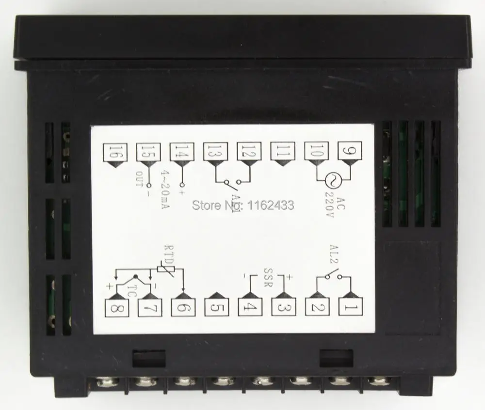 Цифровой регулятор температуры сигнал тревоги с многократным входом 220 В перем.