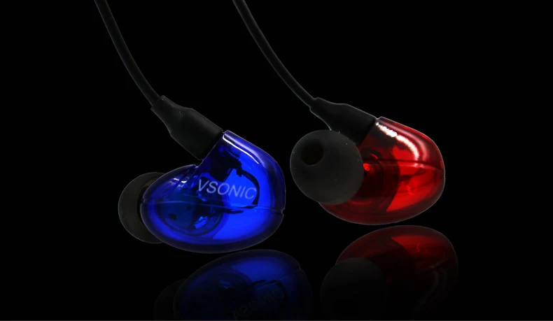 VSONIC VSD2S VSD2Si с микрофоном Профессиональный шумоизоляция HIFI наушники-вкладыши, Аутентичные специальные продажи продвижение