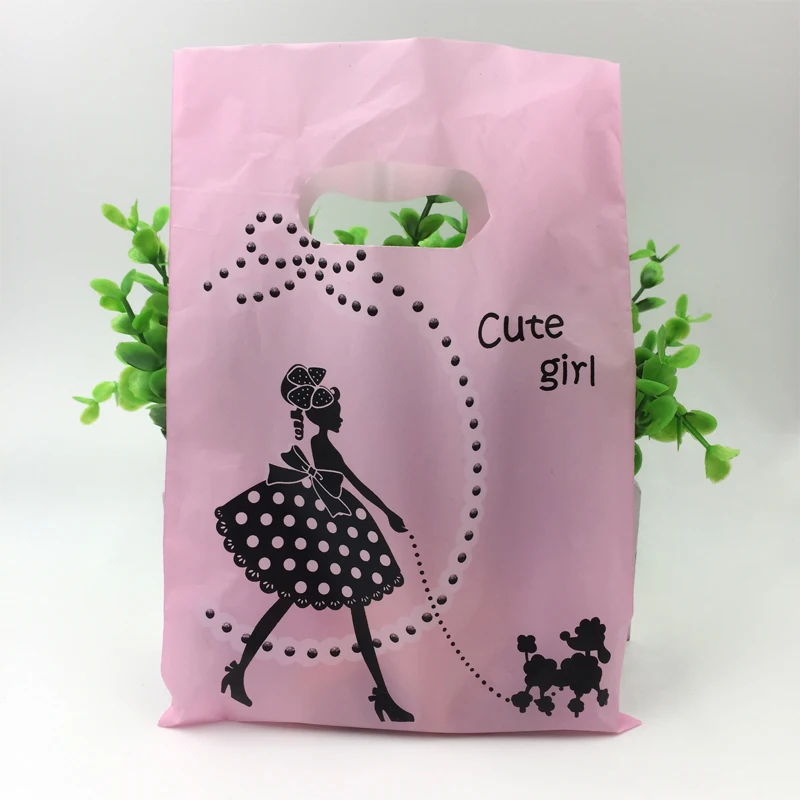 Пластиковые пакеты Gft для конфет 100 шт./лот Смешанные розовые и черные белые