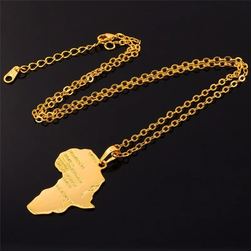 Модные женские и мужские ожерелье с подвеской в стиле хип-хоп модные африканские