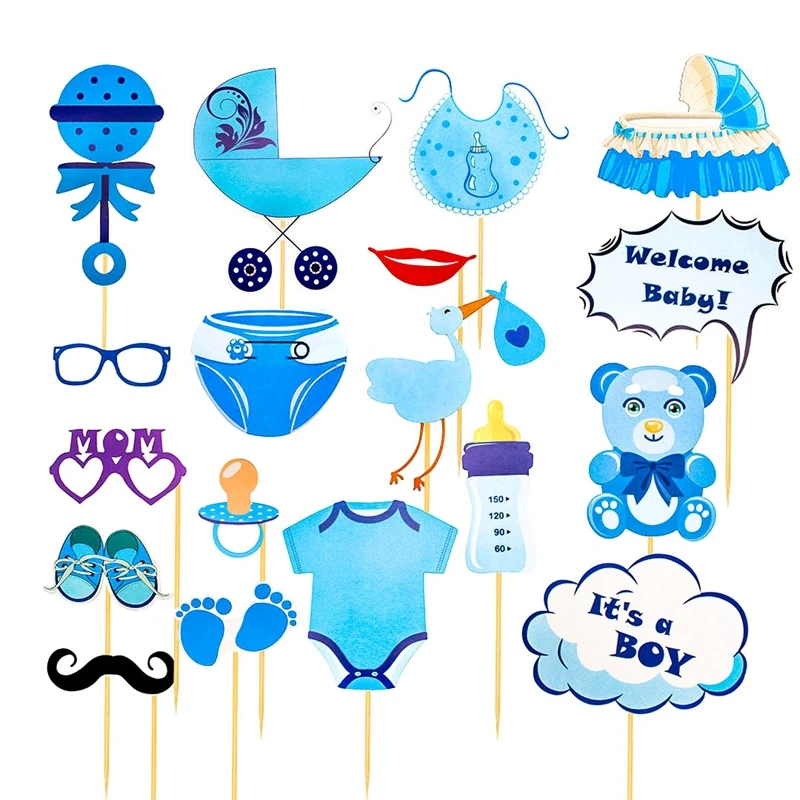 BabyShower конфетти воздушные шары День рождения украшения его мальчик девочка пол