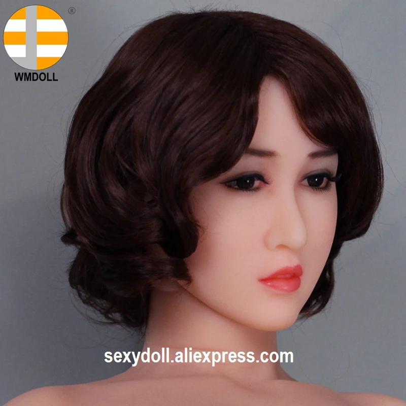 WMDOLL 73 # голова китайская Реалистичная Силиконовая секс кукла азиатское лицо